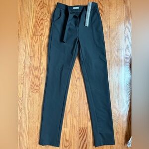 brunello cucinelli black skinny pants with sparkly detail XS